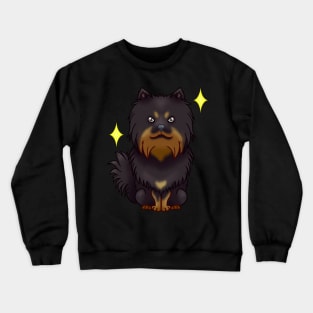 Black pomeranian Crewneck Sweatshirt